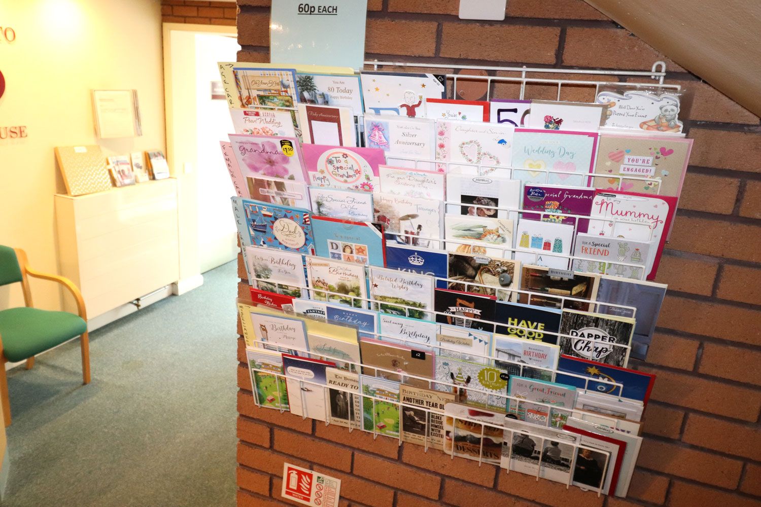 Rayner House in Solihull - Card Stand